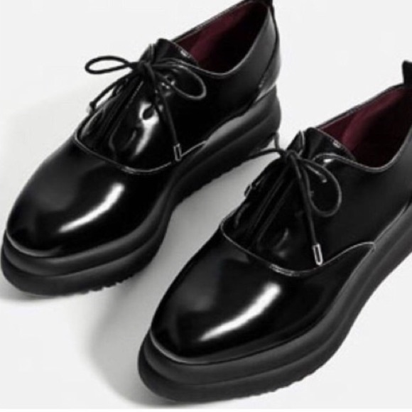 Zara Platform Brougues - Picture 2 of 3